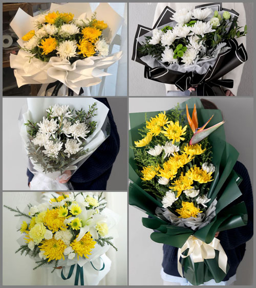四川眉山洪雅县花溪镇白事花束代送